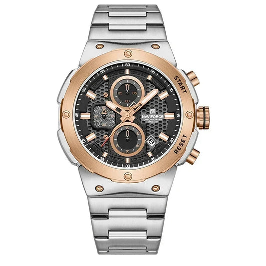 Royal Watch - Luxury Chronograph Stainless Steel