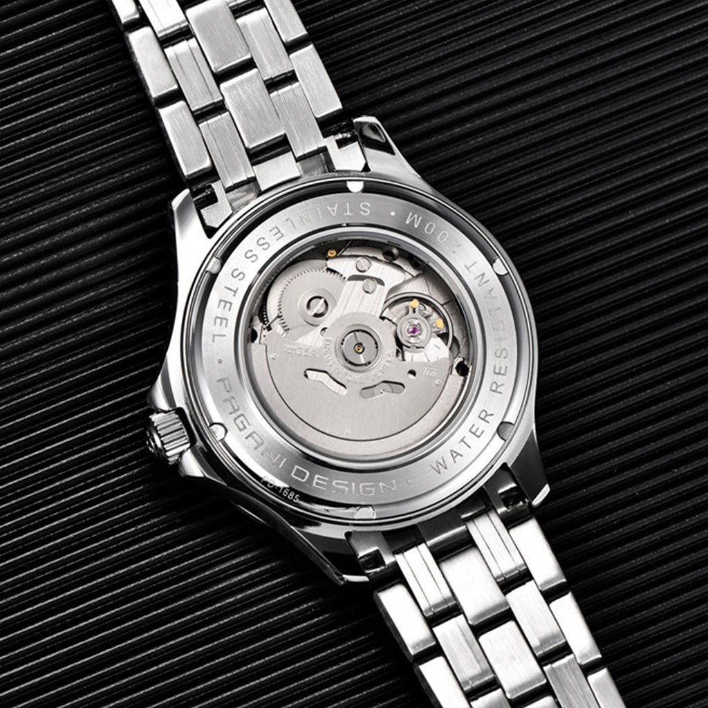 Design Veracius Black Stainless Steel Watch